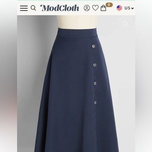 EUC Sweetly Swing Scalloped Skirt XL/16